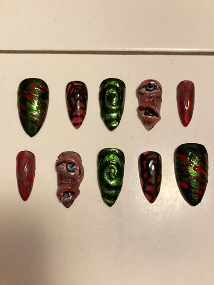 Always Watching Press On Nail Set